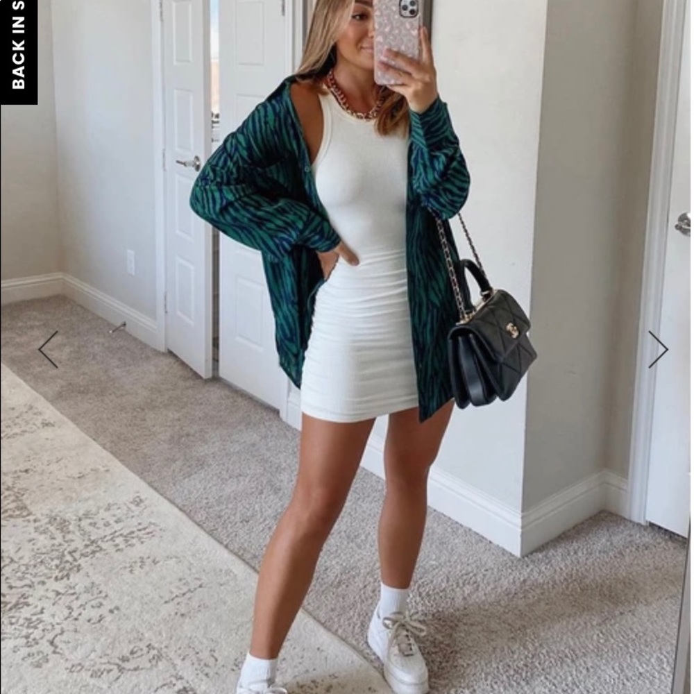 Windsor ribbed knit bodycon mini dress